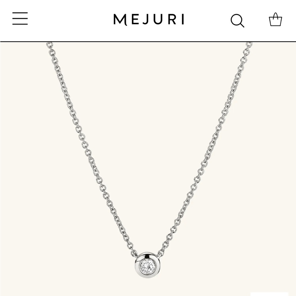 Mejuri Diamond necklace